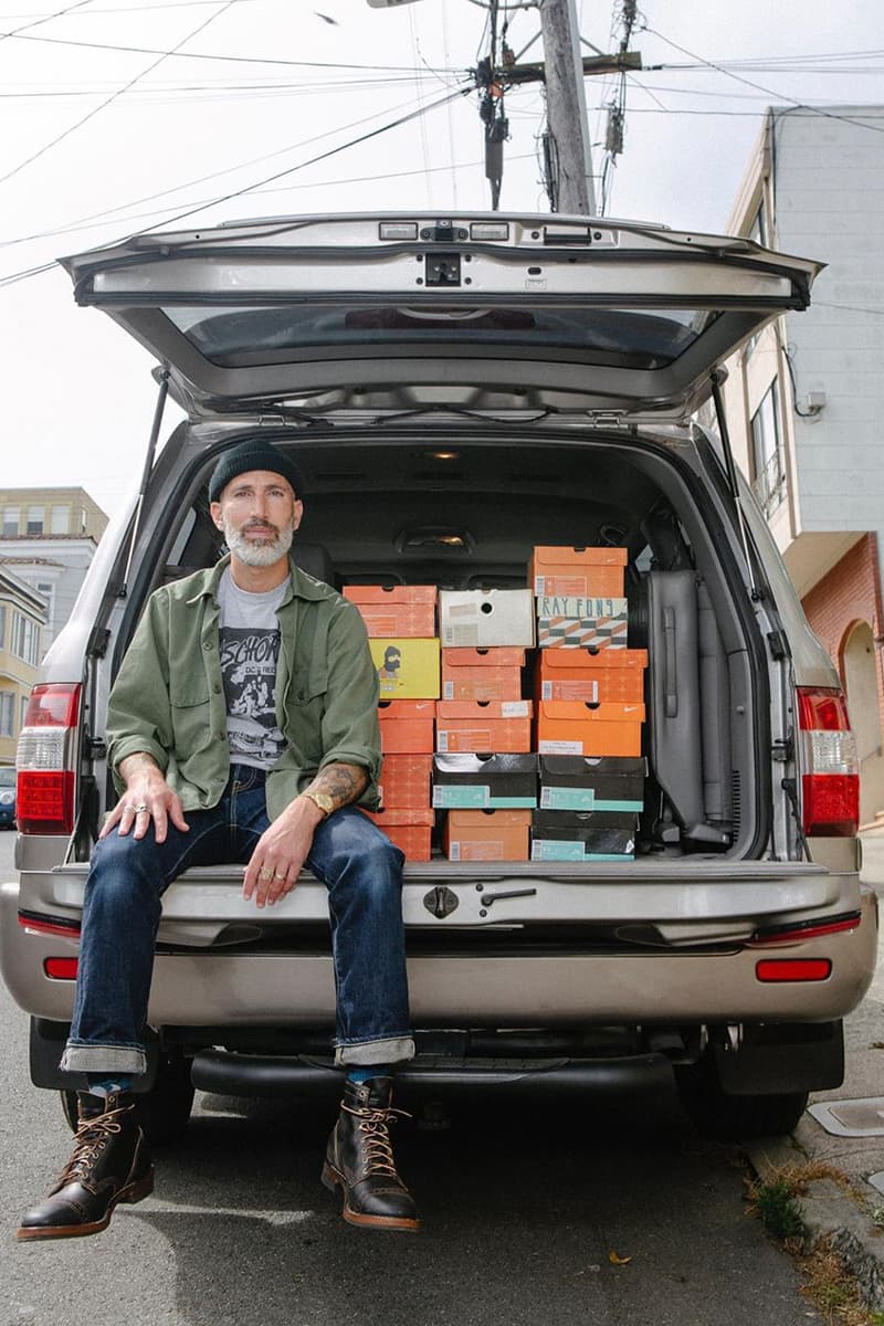 benny gold sneaker shoe collection raffle dates info nike sb dunk huf tie dye hufquake air max 90 bacon dqm official info