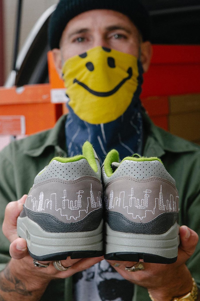 benny gold sneaker shoe collection raffle dates info nike sb dunk huf tie dye hufquake air max 90 bacon dqm official info