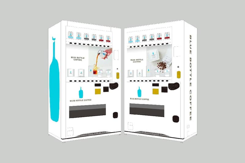 Blue Bottle Coffee Tokyo Vending Machine Japan automated beverage Mitsui Fudosan Realty Bottle Coffee Quick Stand beans 