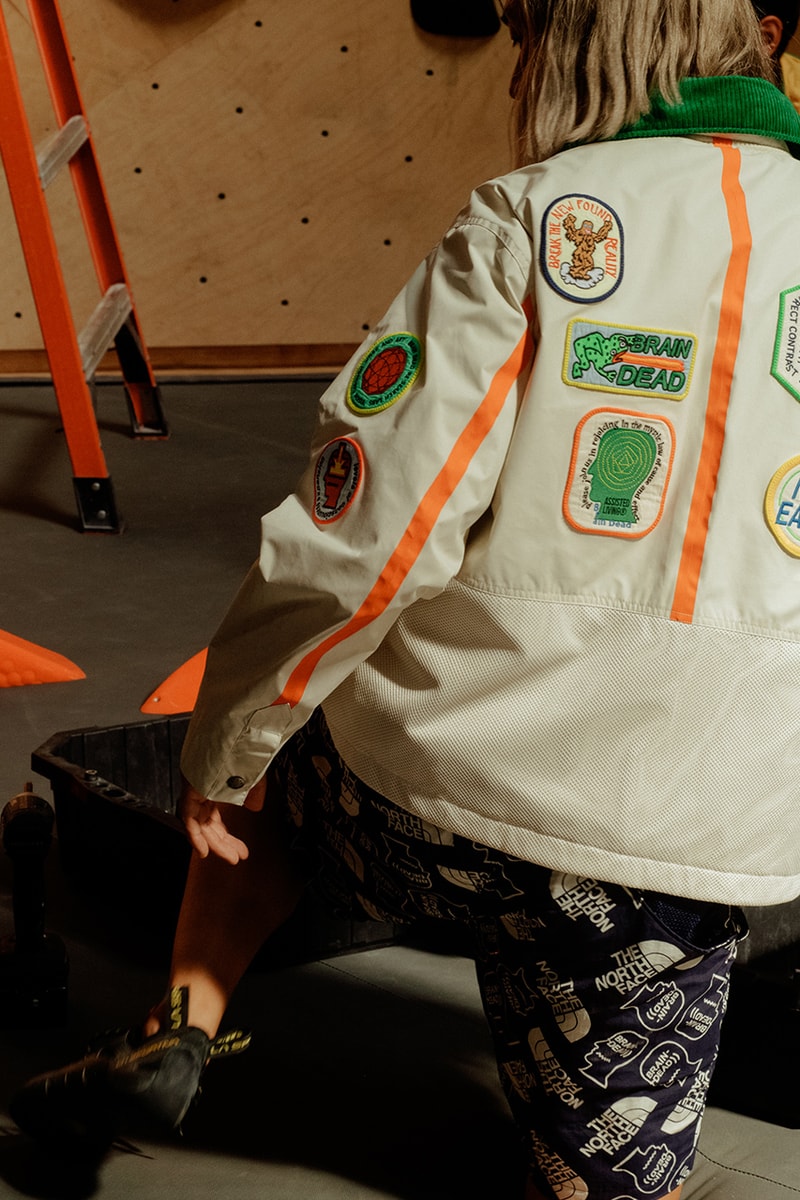 the north face brain dead fw20 fall winter 2020 release information climbing clothing global climbing day