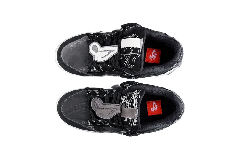 Yixi Chen of C2H4's Custom Nike SB Dunk Low Shoes sneakers collaboration design punk rock music inspiration remake