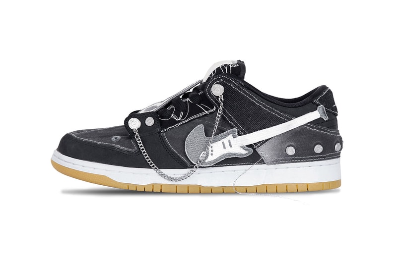 Yixi Chen of C2H4's Custom Nike SB Dunk Low Shoes sneakers collaboration design punk rock music inspiration remake