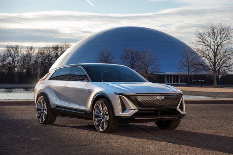 cadillac general motors gm first full ev electric vehicle lyriq show car 