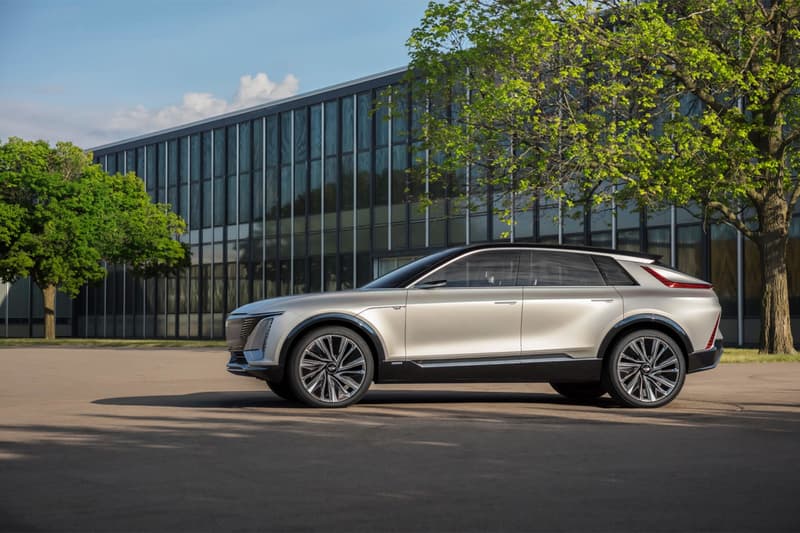 cadillac general motors gm first full ev electric vehicle lyriq show car 