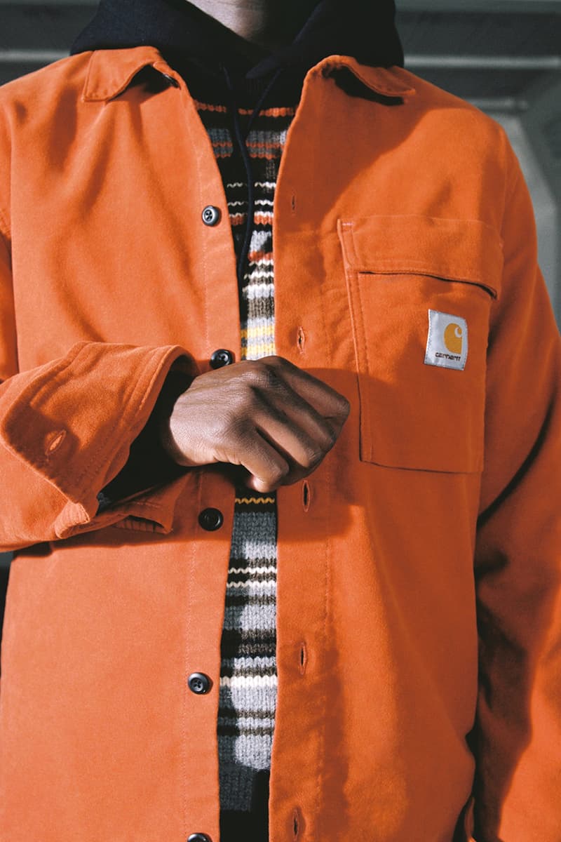 carhartt wip work in progress fall winter 2020 collection lookbook gore tex details