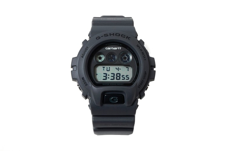 Carhartt WIP Joins G-SHOCK for Matte Black DW-6900