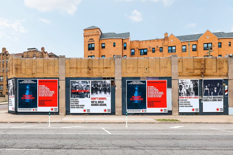 Carrie Mae Weems "RESIST COVID TAKE SIX!" Campaign library street collective posters detroit east village social distancing