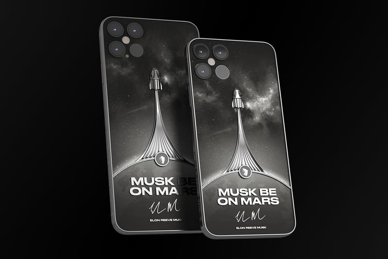 Caviar's "MUSK BE ON MARS" iPhone 12 and AF1 Are Constructed With a Piece of SpaceX's Dragon Shuttle