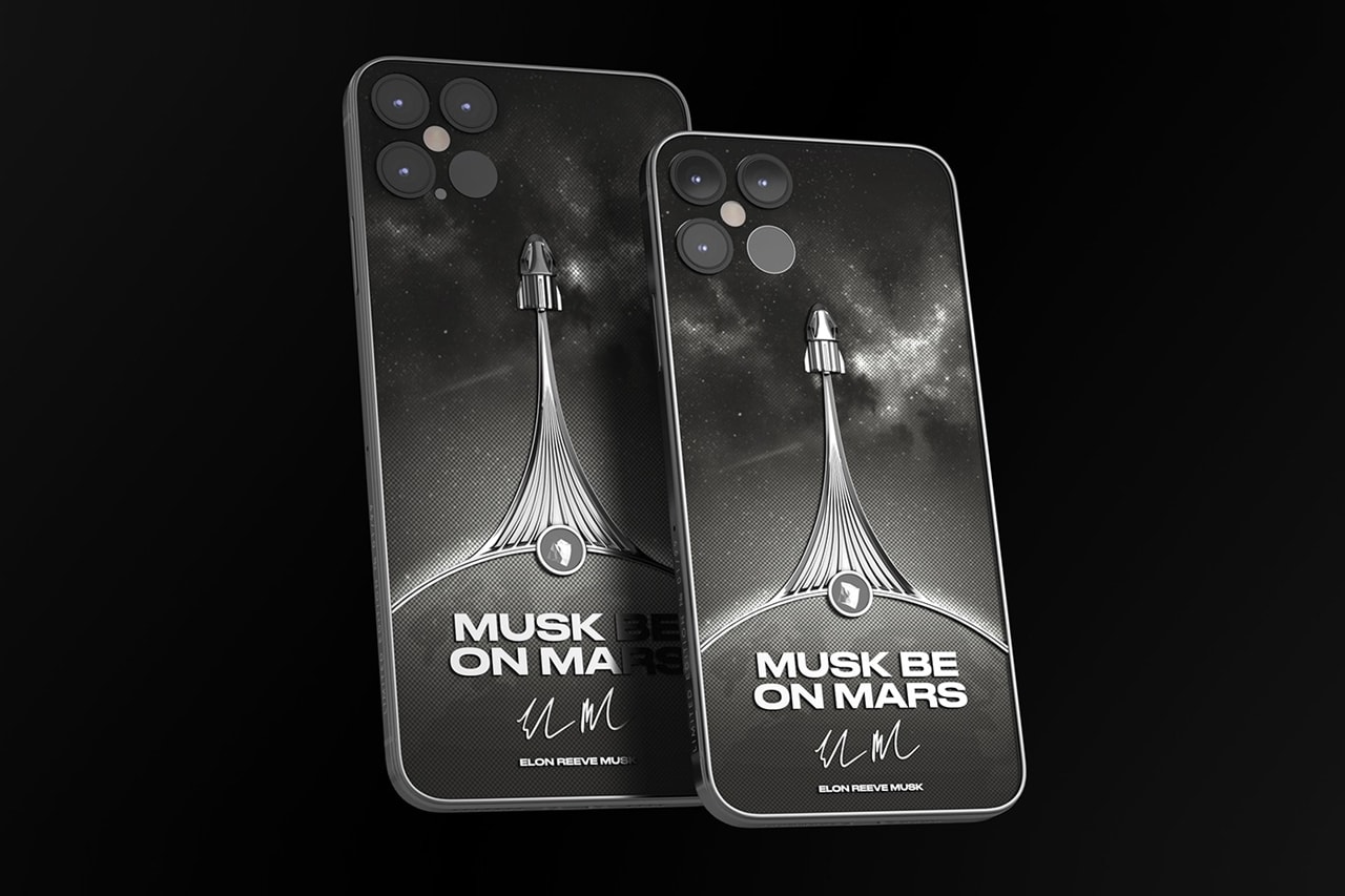Caviar MUSK BE ON MARS iPhone 12 Pro Nike Air Force 1 Release