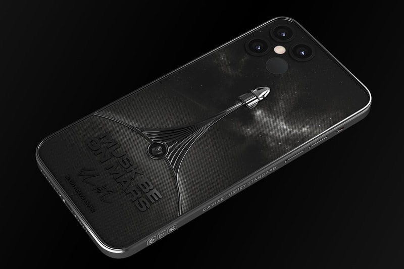 Caviar MUSK BE ON MARS iPhone 12 Pro Nike Air Force 1 Release