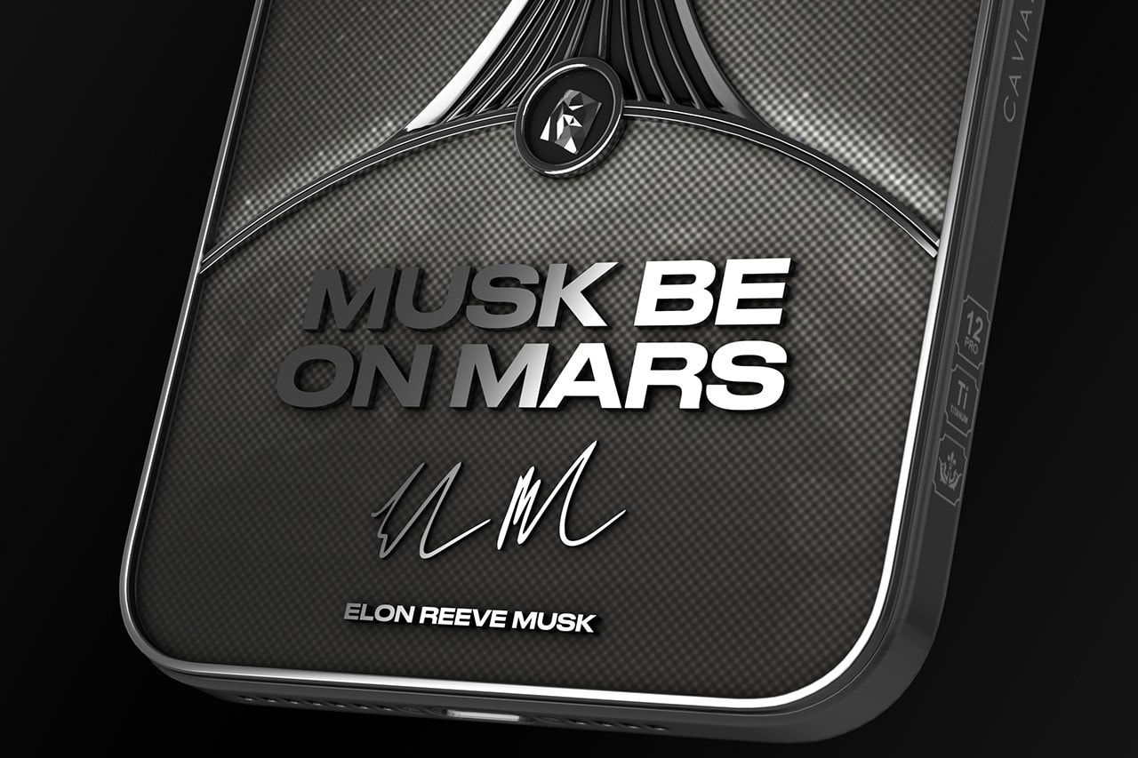 Caviar MUSK BE ON MARS iPhone 12 Pro Nike Air Force 1 Release