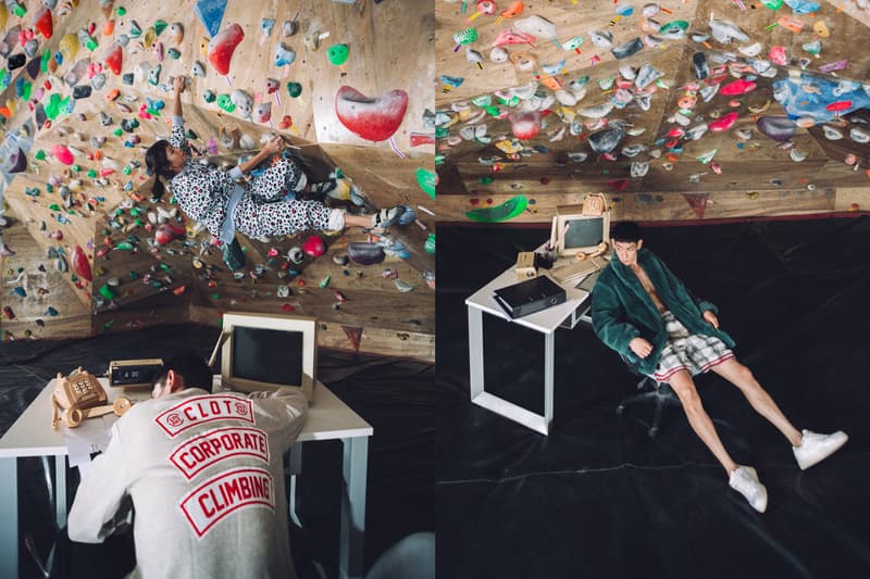 clot fw 20 corporate climbing collection edison chen kevin poon t shirt sweatpants hoodies gallery 1950 rug official release date info photos price store list buying guide