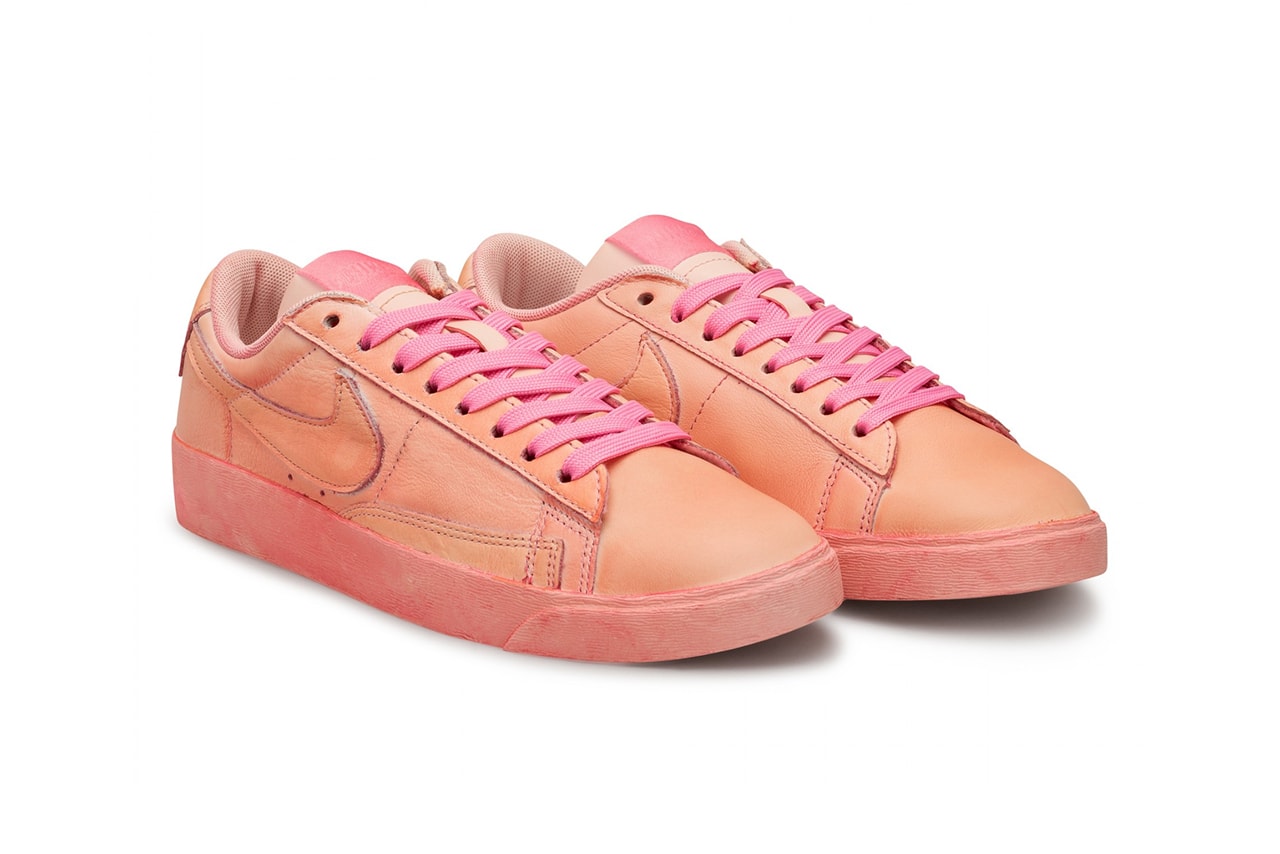 Bi semester transmission COMME DES GARÇONS GIRL x Nike Blazer Low "Pink" | Hypebeast
