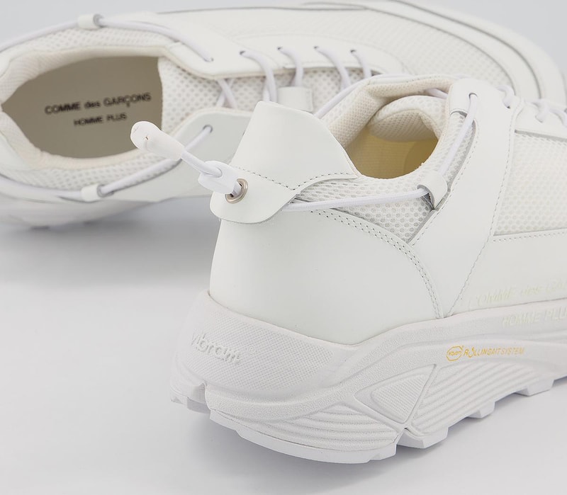 comme des garcons homme plus cross trainer shoes sneakers white black vibram rollingait system official release date info photos price store list buying guide 