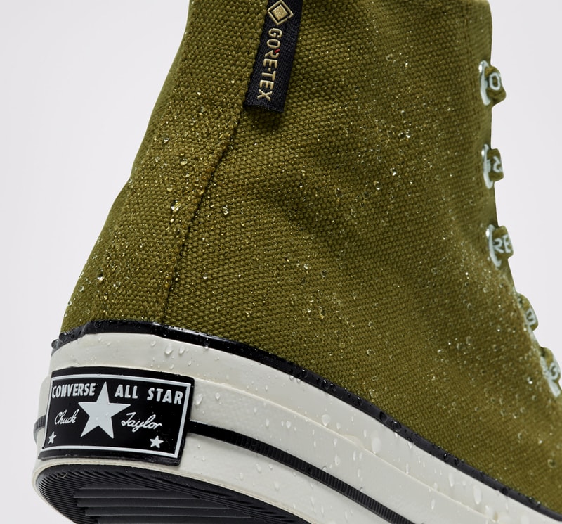 converse chuck taylor all star 70 hi high gore tex dark moss amber sepia black egret 168857C 168858C 168859C official release date info photos price store list buying guide