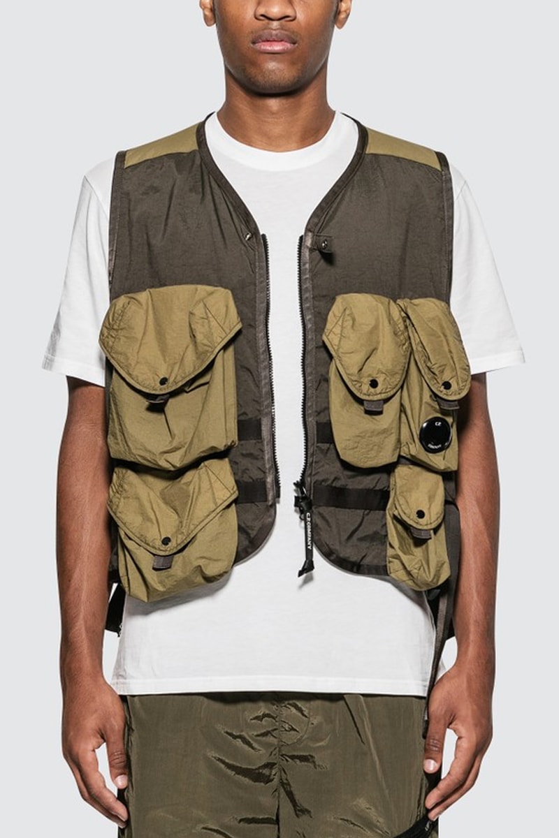 cp company Massimo Osti 50 Fili utility vest release information gilet technical outerwear stone island where to cop