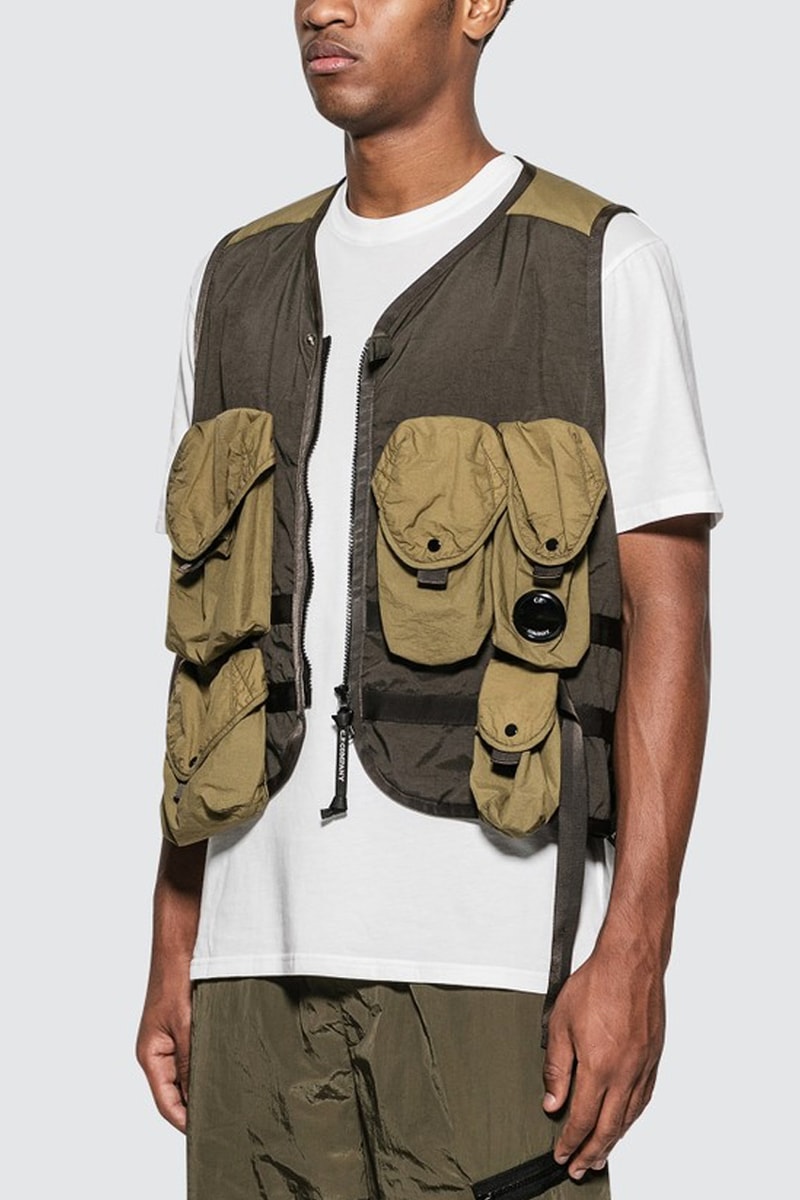 cp company Massimo Osti 50 Fili utility vest release information gilet technical outerwear stone island where to cop