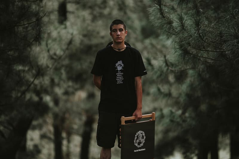 CROSSOVER x Mountain Research Collab Capsule THE SOUTHERN ANARCHO tshirt tee hat bandana skull