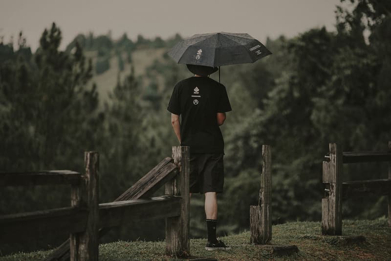 CROSSOVER x Mountain Research Collab Capsule THE SOUTHERN ANARCHO tshirt tee hat bandana skull