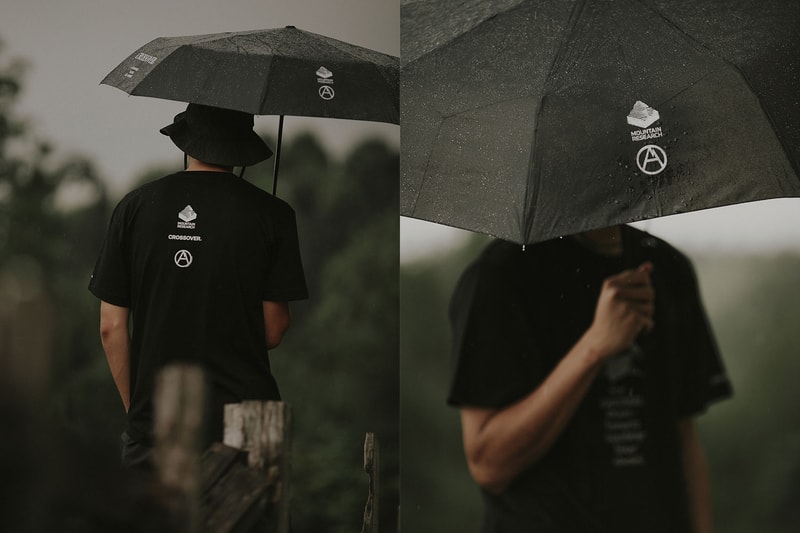 CROSSOVER x Mountain Research Collab Capsule THE SOUTHERN ANARCHO tshirt tee hat bandana skull