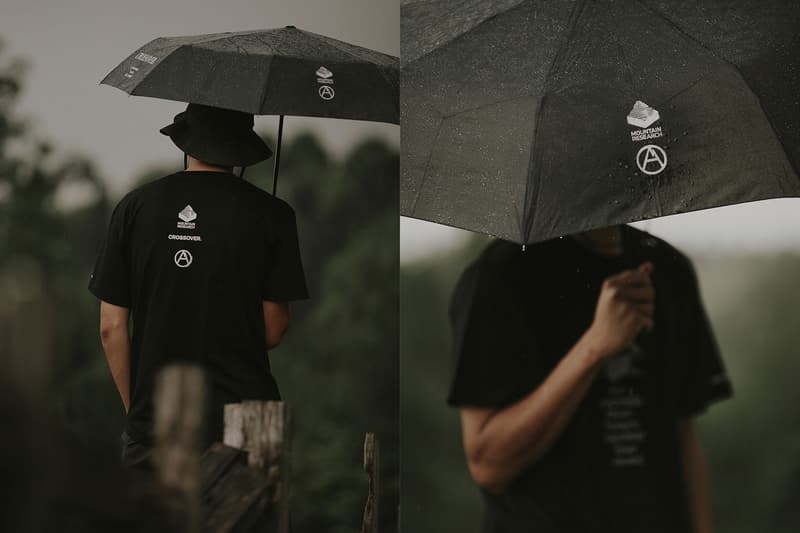 CROSSOVER x Mountain Research Collab Capsule THE SOUTHERN ANARCHO tshirt tee hat bandana skull