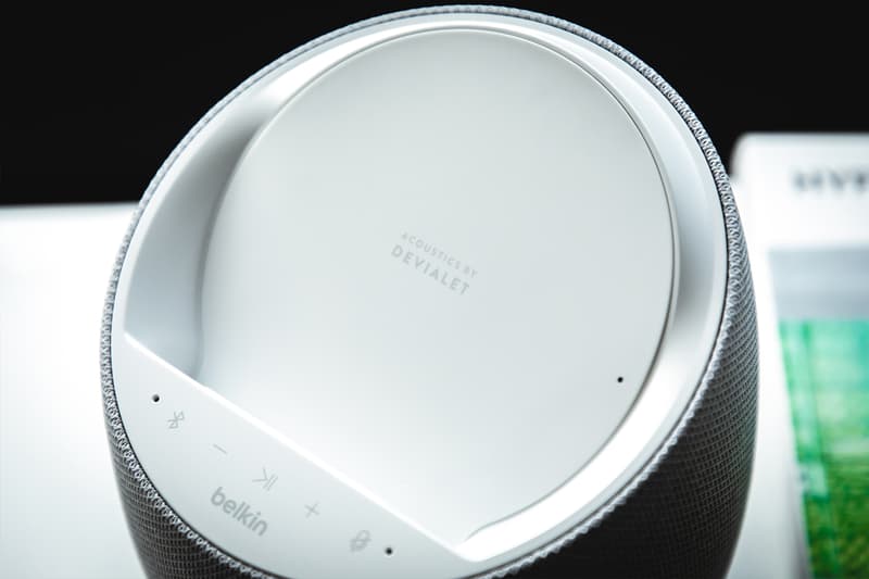 A Closer Look at the Devialet Powered Belkin SOUNDFORM ELITE Smart Speaker France French Paris Hi-fi Acoustics speakers wireless charging 