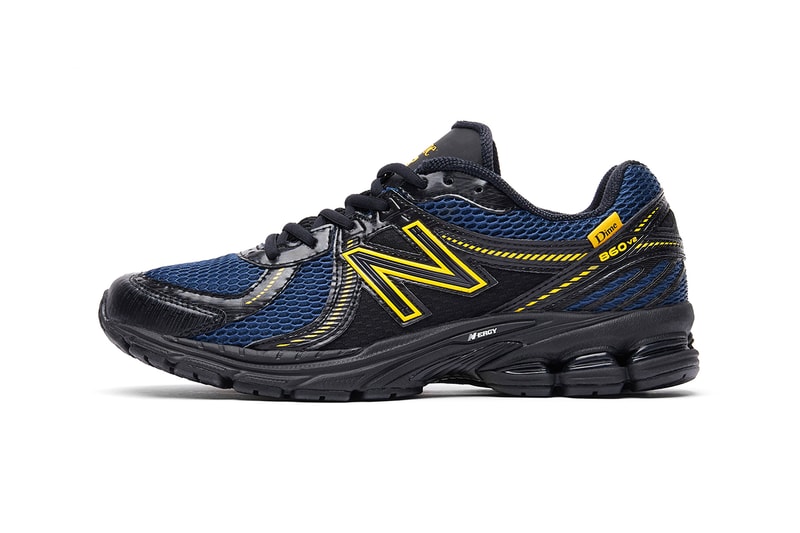 dime new balance 860 release information buy cop purchase black blue yellow white grey silver end clothing
