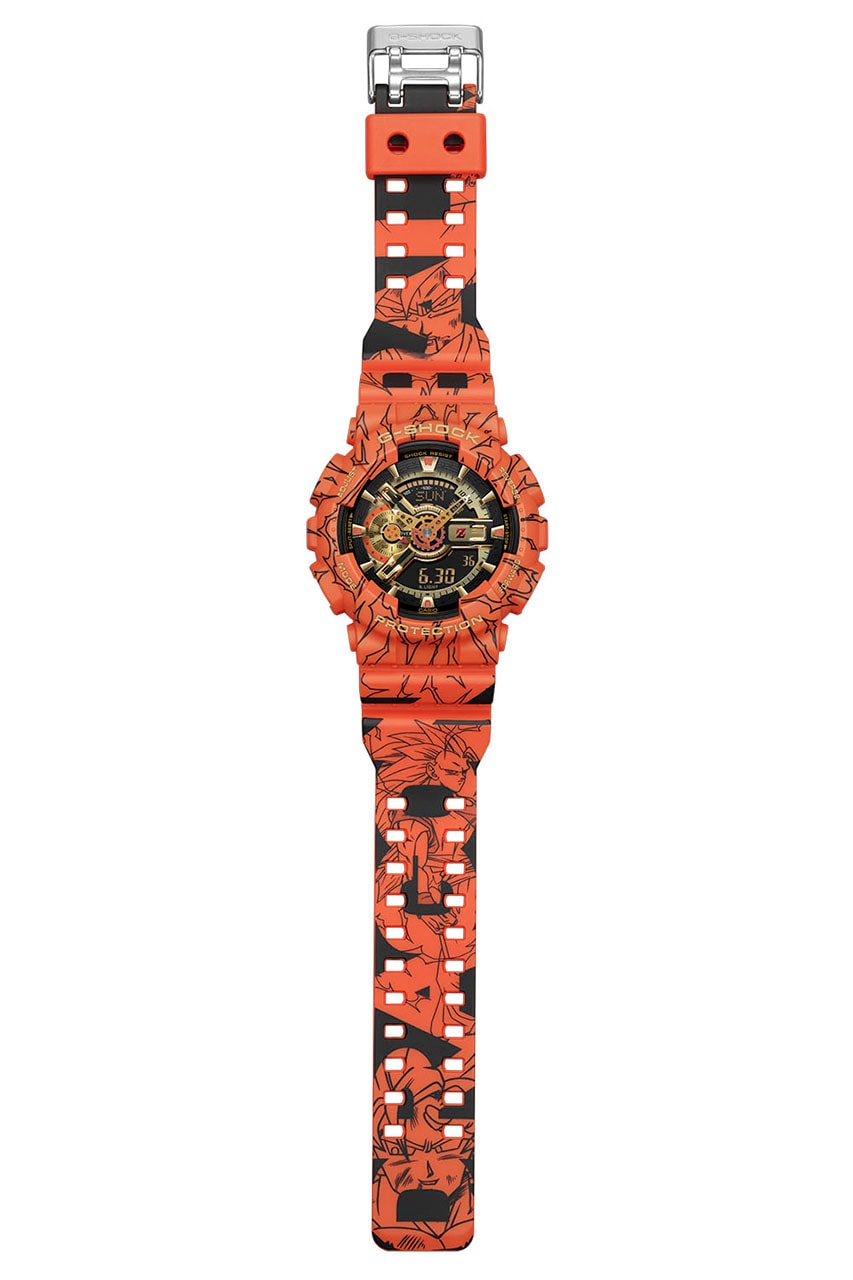 G-SHOCK x 'Dragon Ball Z' GA110JDB-1A4 Wider Release america august 3 22 pre order buy wimtepiece watch collab casio son goku orange