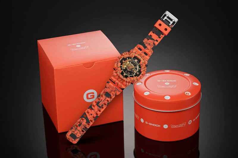 G-SHOCK x 'Dragon Ball Z' GA110JDB-1A4 Wider Release america august 3 22 pre order buy wimtepiece watch collab casio son goku orange