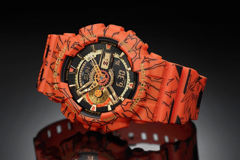 G-SHOCK x 'Dragon Ball Z' GA110JDB-1A4 Wider Release america august 3 22 pre order buy wimtepiece watch collab casio son goku orange