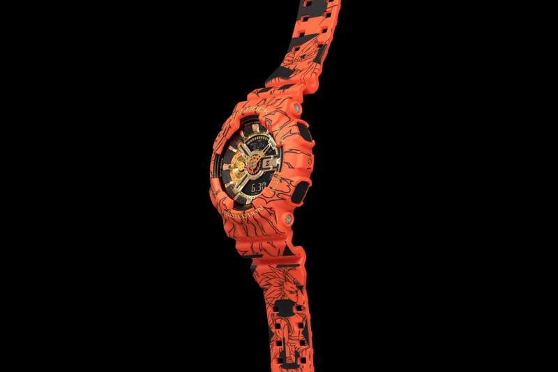 G-SHOCK x 'Dragon Ball Z' GA110JDB-1A4 Wider Release america august 3 22 pre order buy wimtepiece watch collab casio son goku orange