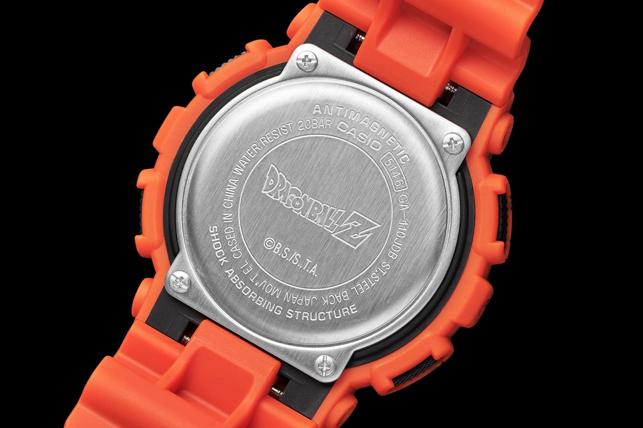 G-SHOCK x 'Dragon Ball Z' GA110JDB-1A4 Wider Release america august 3 22 pre order buy wimtepiece watch collab casio son goku orange
