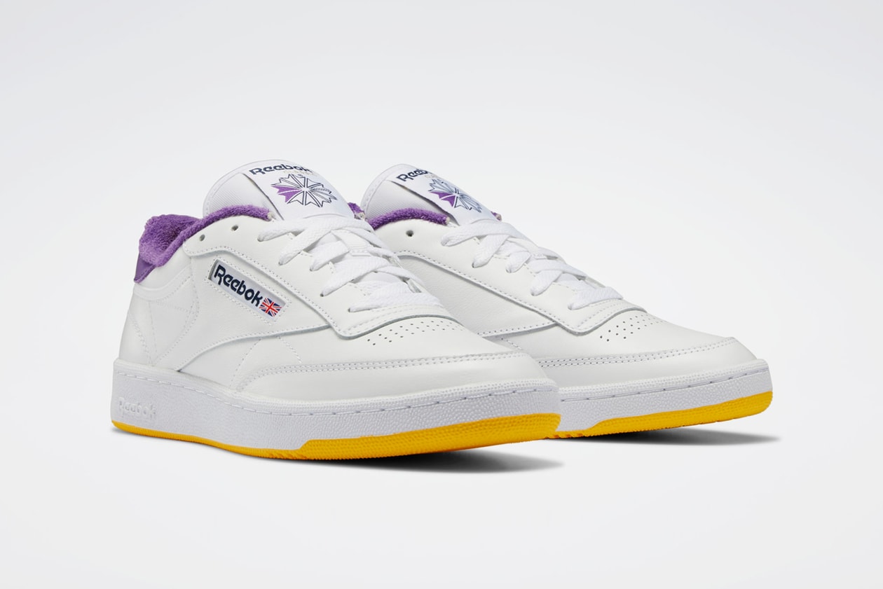 eric emanuel reebok club c back to school capsule collection white Energy Orange Collegiate Navy Regal Purple Retro Yellow Cherry Tomato Smoky Taupe Ultramarine Black FY3410 FY3411 FY3412