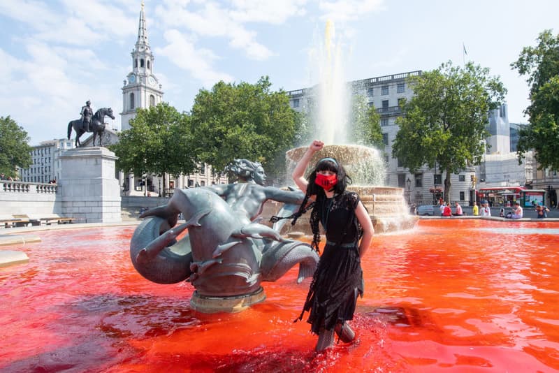 extinction rebellion trafalgar square london protests coronavirus pandemic brazil deaths indigenous people