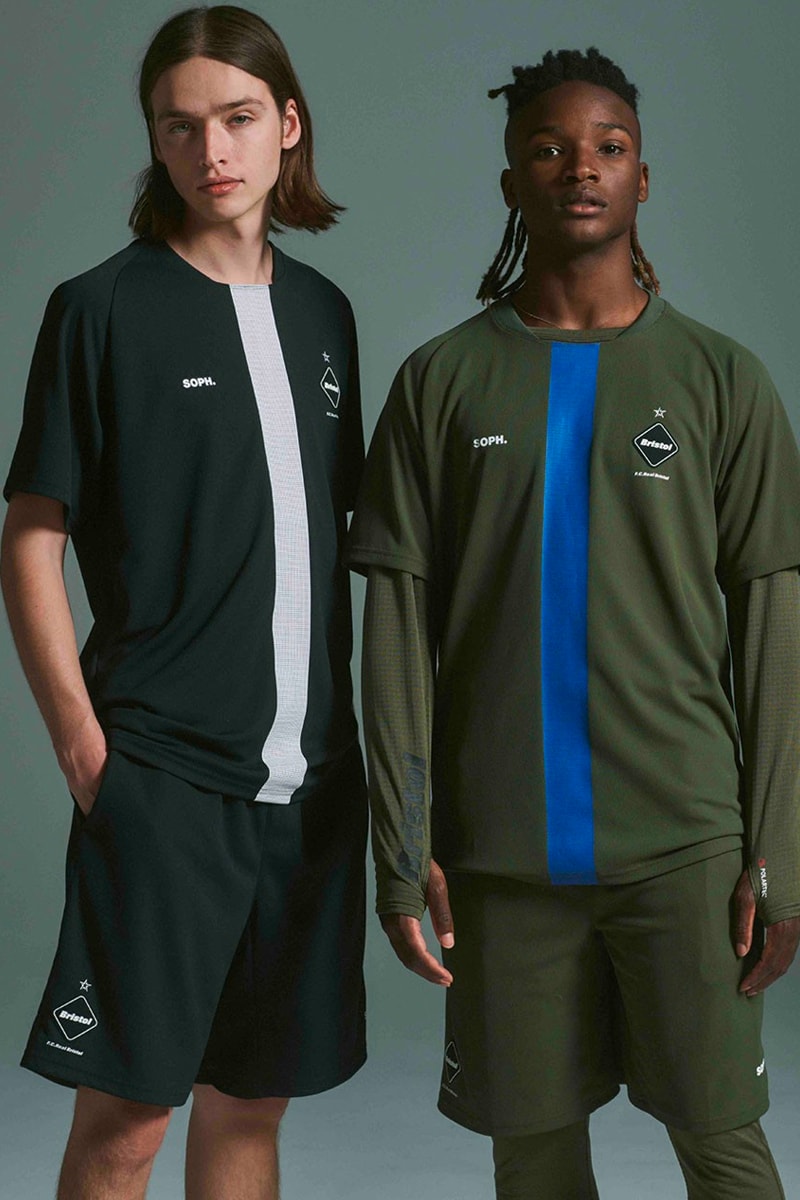 F.C. Real Bristol Fall Winter 2020 Lookbook menswear streetwear fw20 jackets t shirts shirts pants trousers zip ups collection soph