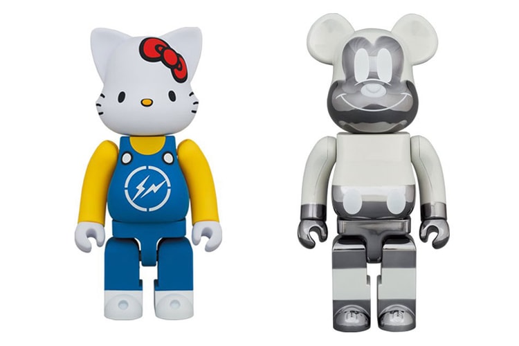 fragment design Rejoins Medicom Toy for Bespoke Hello Kitty, Mickey BE@RBRICKs