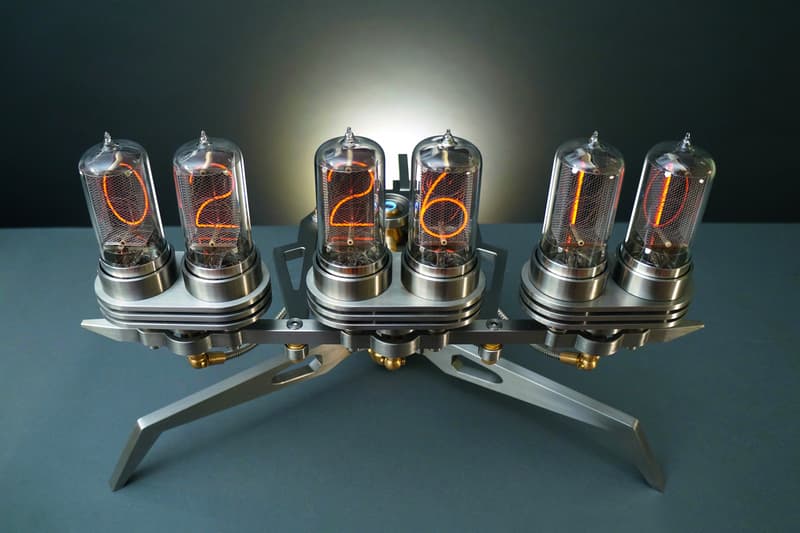 MB&F Presents Its Final Frank Buchwald-Designed Nixie Machine III Clock german design M.A.D.Gallery