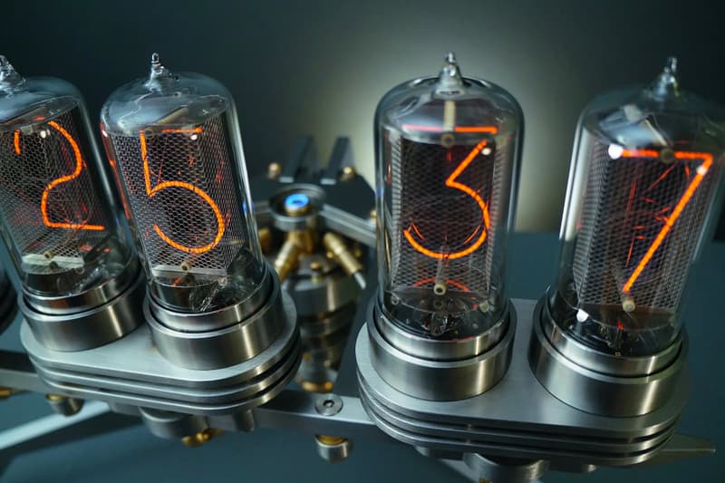 MB&F Presents Its Final Frank Buchwald-Designed Nixie Machine III Clock german design M.A.D.Gallery