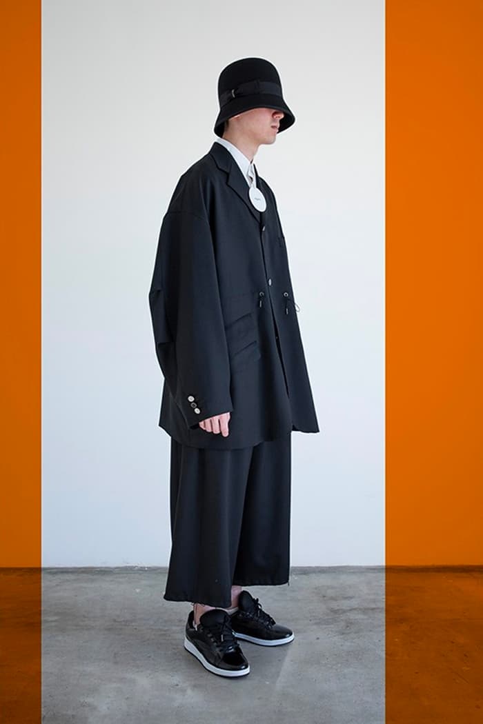 Fumito Ganryu Fall Winter 2020 Lookbook collection fw20 menswear streetwear jackets coats pants trousers t shirts logos long sleeves