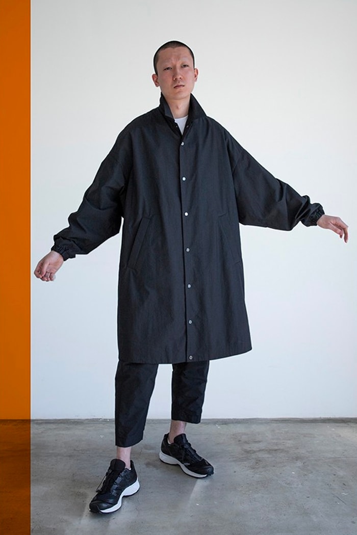 Fumito Ganryu Fall Winter 2020 Lookbook collection fw20 menswear streetwear jackets coats pants trousers t shirts logos long sleeves