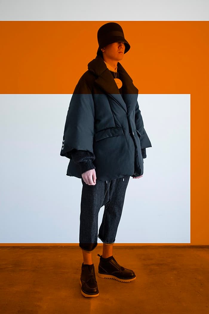Fumito Ganryu Fall Winter 2020 Lookbook collection fw20 menswear streetwear jackets coats pants trousers t shirts logos long sleeves