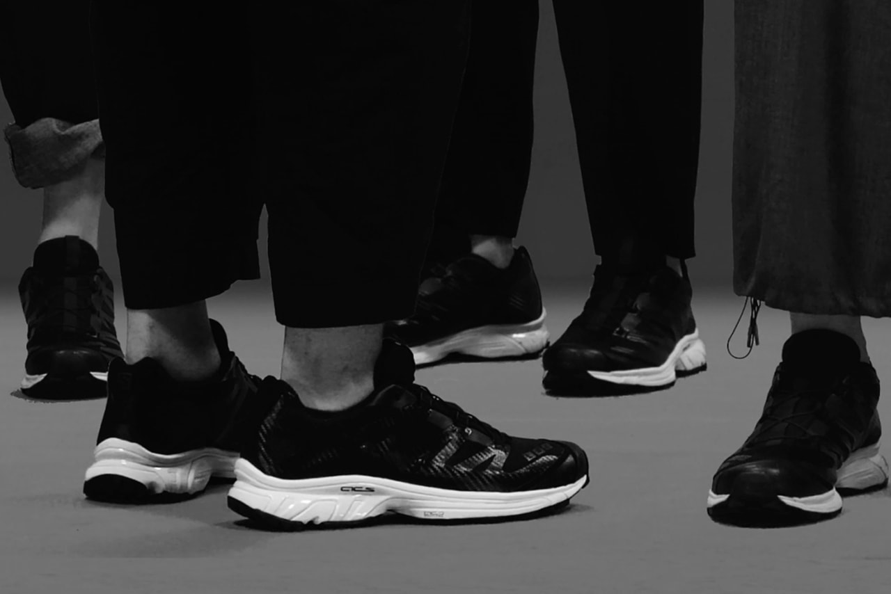 Fumito Ganryu x Salomon Advanced XT-4 Collaboration Sneaker Release Information Trail Tech First Look Footwear Drop Date Hiking Futuristic Black White Gray 