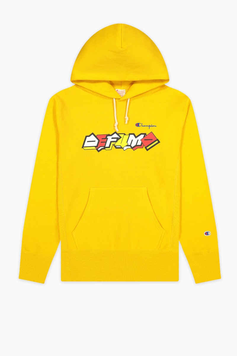 de fu mo champion collaboration futura delta mode apparel fashion style streetwear graffiti