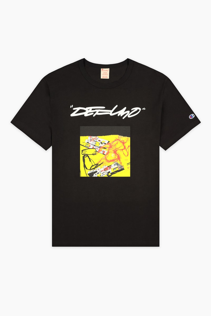 de fu mo champion collaboration futura delta mode apparel fashion style streetwear graffiti