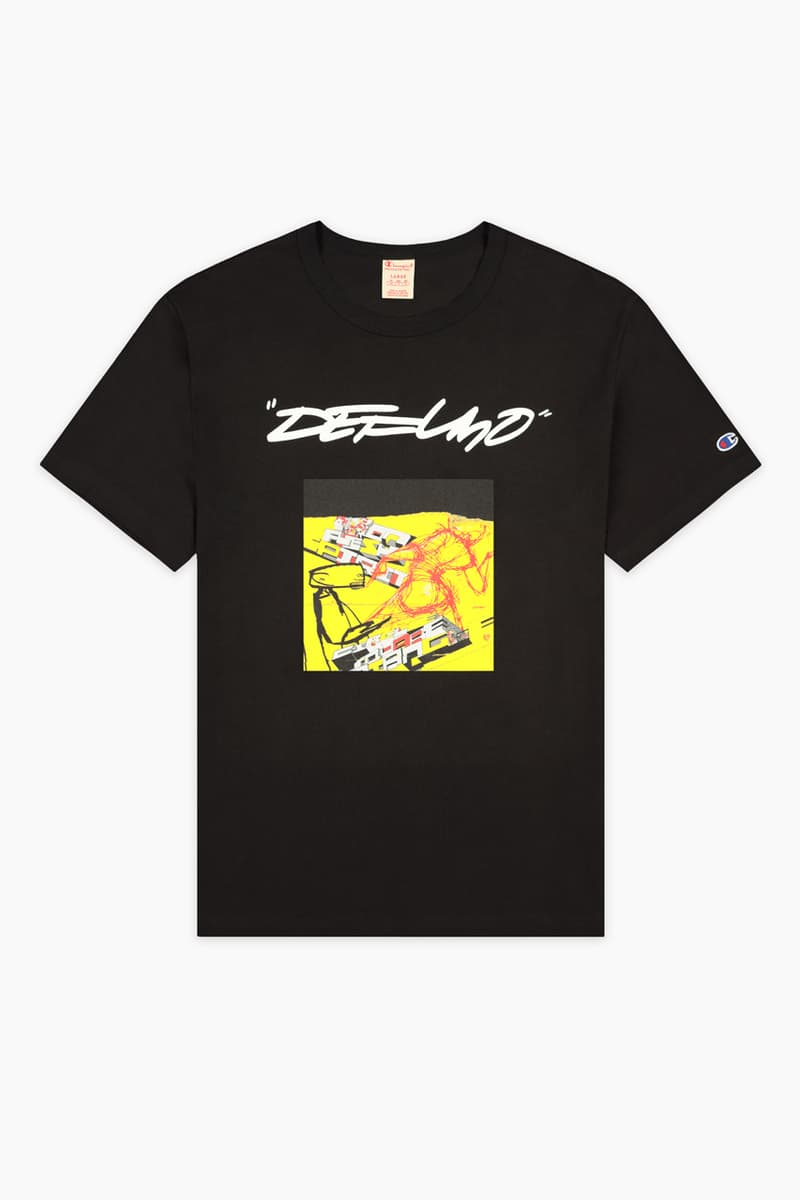 de fu mo champion collaboration futura delta mode apparel fashion style streetwear graffiti