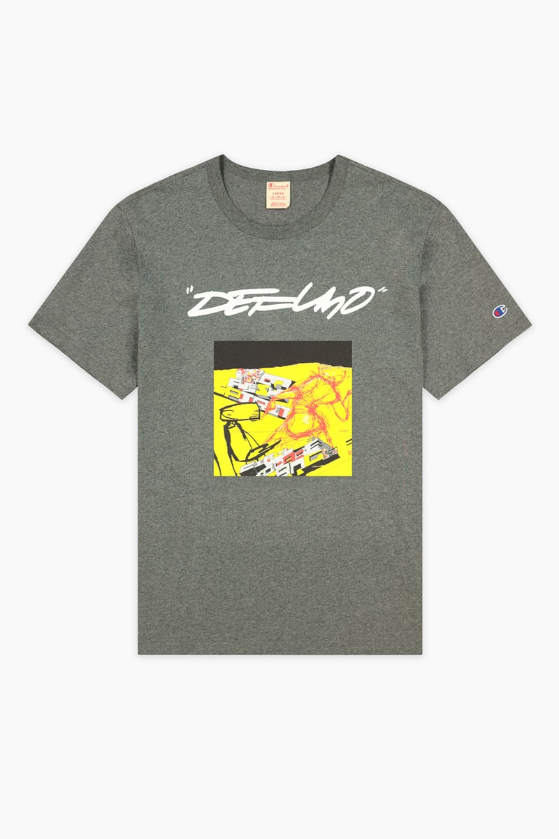 de fu mo champion collaboration futura delta mode apparel fashion style streetwear graffiti