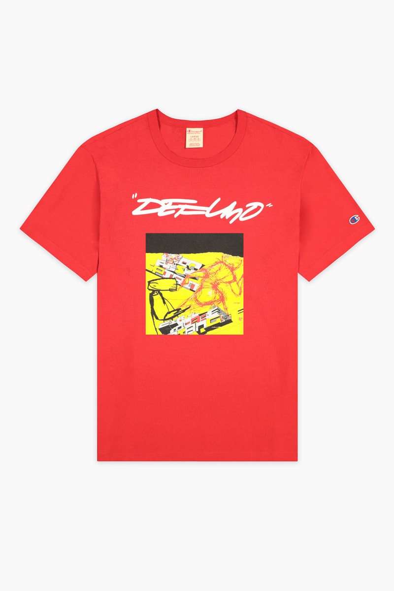 de fu mo champion collaboration futura delta mode apparel fashion style streetwear graffiti