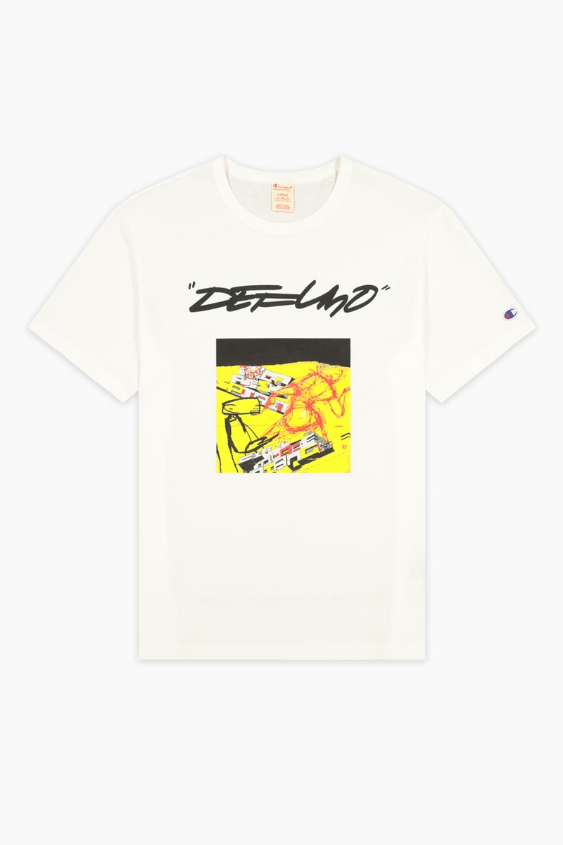 de fu mo champion collaboration futura delta mode apparel fashion style streetwear graffiti
