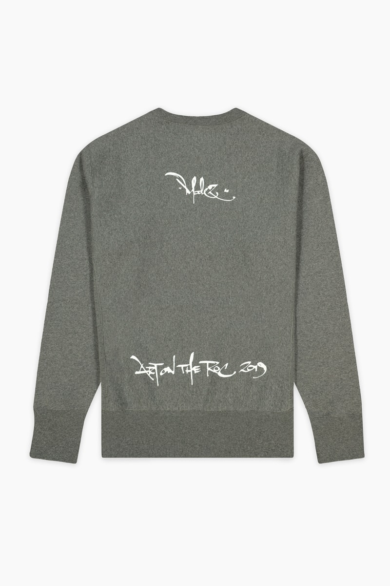de fu mo champion collaboration futura delta mode apparel fashion style streetwear graffiti