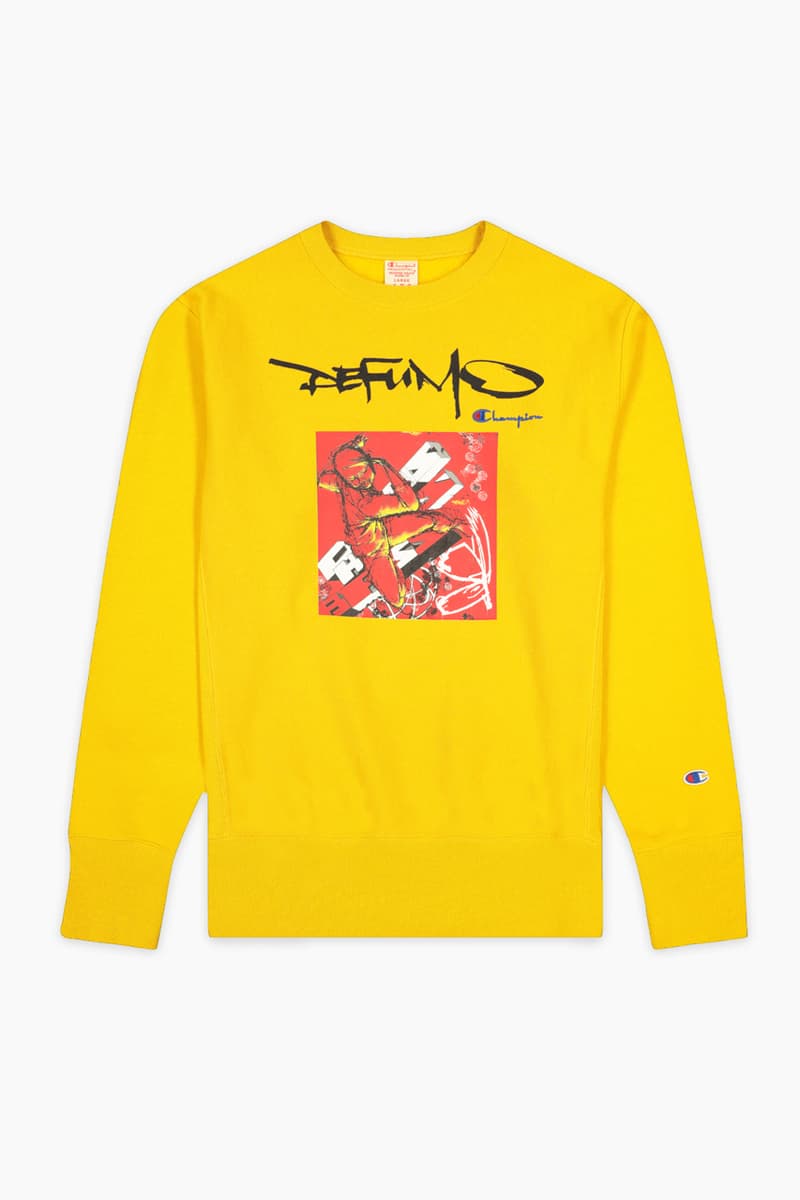 de fu mo champion collaboration futura delta mode apparel fashion style streetwear graffiti